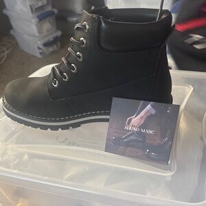 Bruno Marc Men's Black Boots